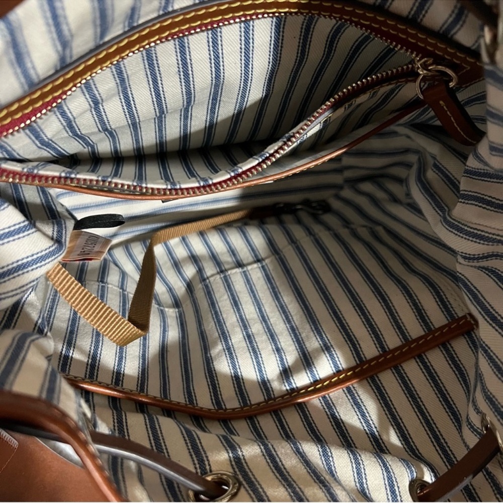 Dooney & Bourke Wayfarer Large Drawstring Nylon Bucket Bag - Picture 8 of 14